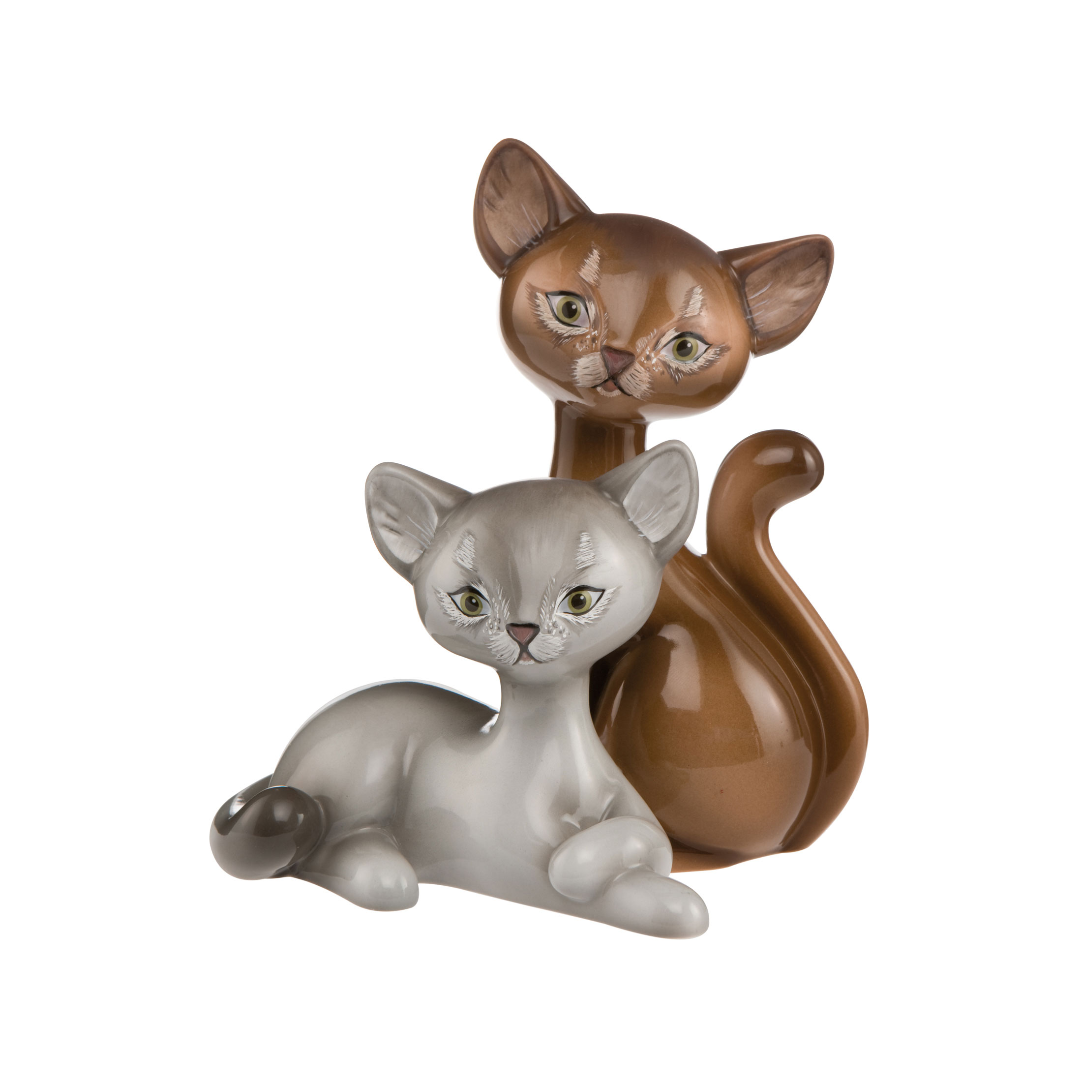 Goebel Somali Kitty In Love, Kitty De Luxe, Katzenpaar, Katze, Figur